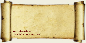 Isidora Bjelić vizit kartica